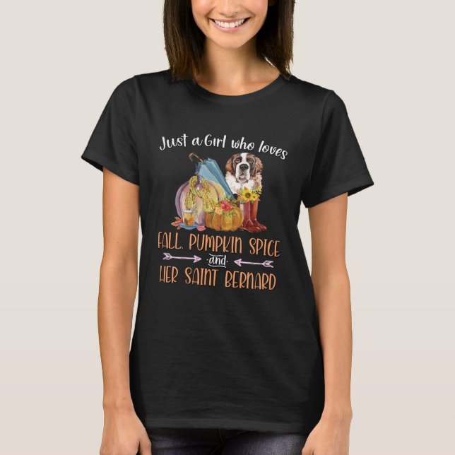 Bara en flicka som Kärlek sjunger Pumpkin Spice he T Shirt (Framsida)