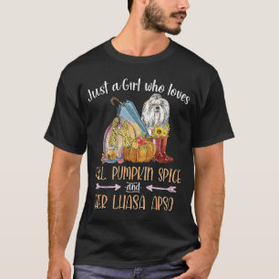 Bara en flicka som Kärlek sjunger Pumpkin Spice oc T Shirt