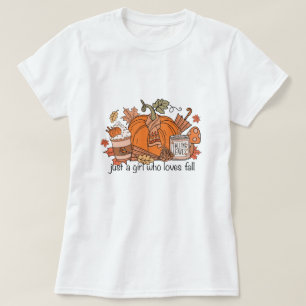 Bara en flicka som Kärlek sjunker hösten T Shirt