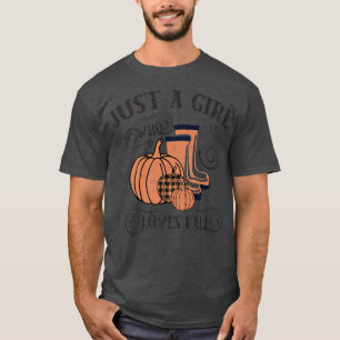 Bara en flicka som Kärlek sjunker i Retro känner h T Shirt