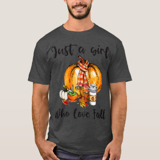 Bara en flicka som Kärlek sjunker ner i en fin pum T Shirt