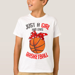 Bara en flicka som Kärlek Sketll Girl Kids Girls T Shirt