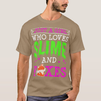 Bara en flicka som Kärlek slime och foes Cute-slyn T Shirt