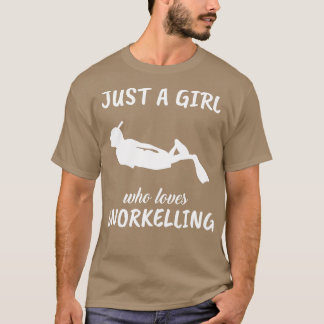 Bara en flicka som Kärlek Snorkeling T Shirt