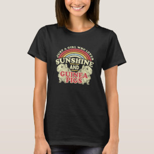 Bara en flicka som Kärlek Solen och Guinea Grisar T Shirt