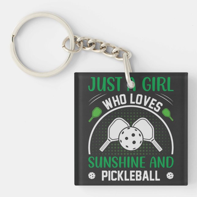 Bara en flicka som Kärlek solshine och Pickleball (Framsidan)