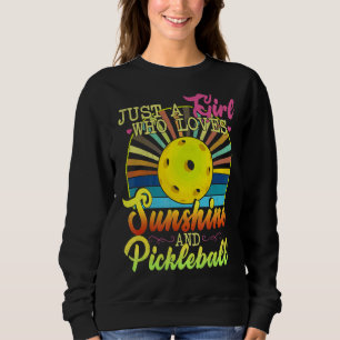 Bara en flicka som Kärlek solshine och Pickleball T Shirt