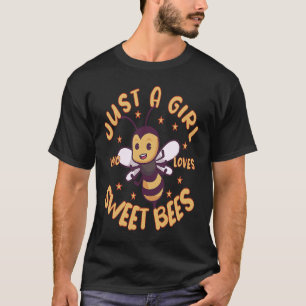 Bara en flicka som kärlek sött bibibiodling t shirt