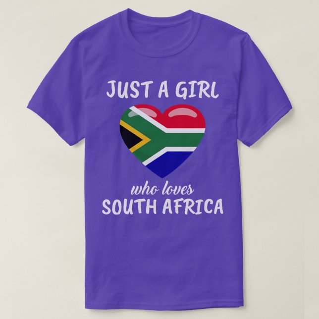 Bara en flicka som Kärlek South Afrika T Shirt (Design framsida)