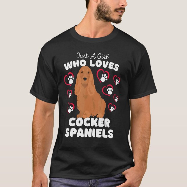 Bara en flicka som Kärlek spanjorer Cute Spanska K T Shirt (Framsida)