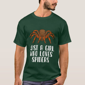 Bara en flicka som Kärlek Spiders T Shirt