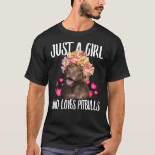 Bara en flicka som Kärlek spottar bullarna Hund Kä T Shirt