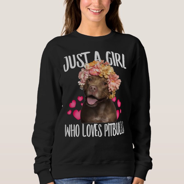 Bara en flicka som Kärlek spottar bullarna Hund Kä T Shirt (Framsida)