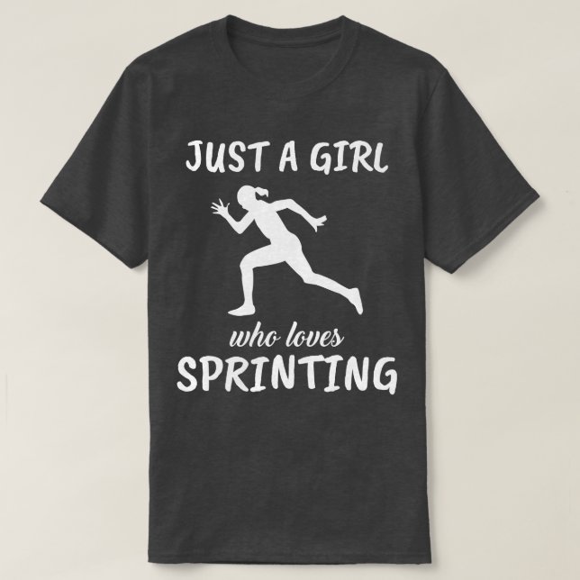 Bara en flicka som Kärlek spränger T Shirt (Design framsida)