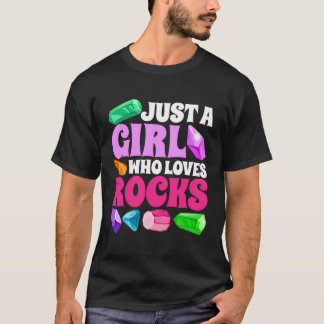 Bara en flicka som Kärlek Sten och minaler, naturl T Shirt