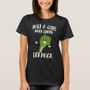 Bara en flicka som Kärlek sväljer grönsaker T Shirt
