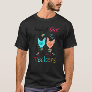 Bara en flicka som Kärlek tar en bra present till T Shirt