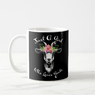 Bara en flicka som kärlek tar med sig lantbrukare kaffemugg