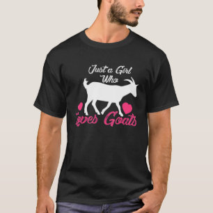Bara en flicka som Kärlek tar på sig matburna djur T Shirt