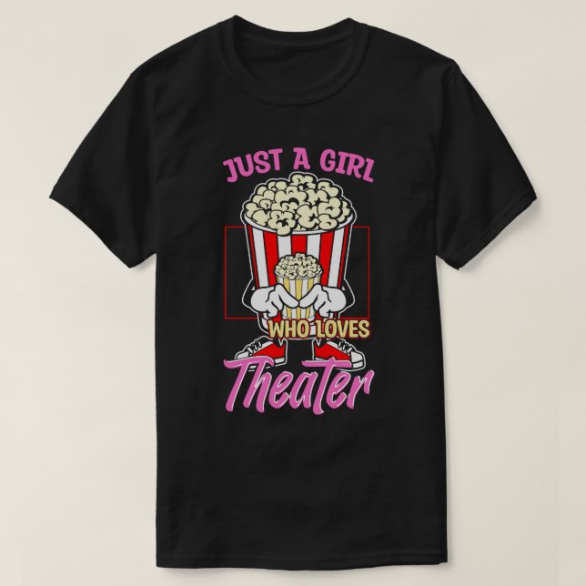 Bara en flicka som Kärlek teater T Shirt (Design framsida)