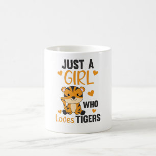Bara en flicka som Kärlek tiger åt sväljer djur Ti Kaffemugg