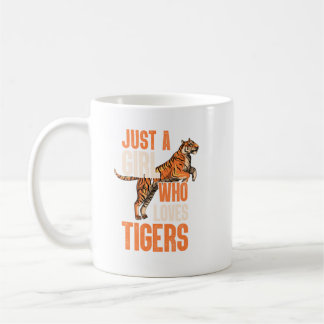Bara en flicka som Kärlek tiger Safari. Perfekta Kaffemugg