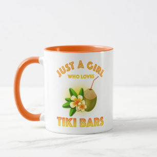 Bara en flicka som Kärlek Tiki Pub Mugg