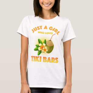Bara en flicka som Kärlek Tiki Pub T Shirt