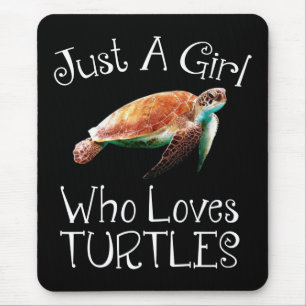 Bara en flicka som Kärlek Turtles Musmatta