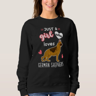 Bara en flicka som Kärlek tyska herdar T Shirt
