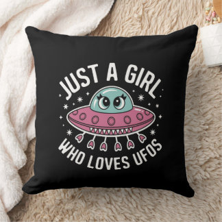 Bara en flicka som Kärlek UFO:s - Cute Alien Älska Kudde