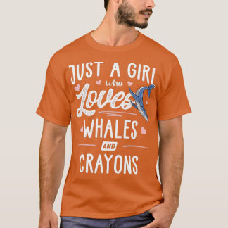Bara en flicka som Kärlek valar och Kritor ger T Shirt