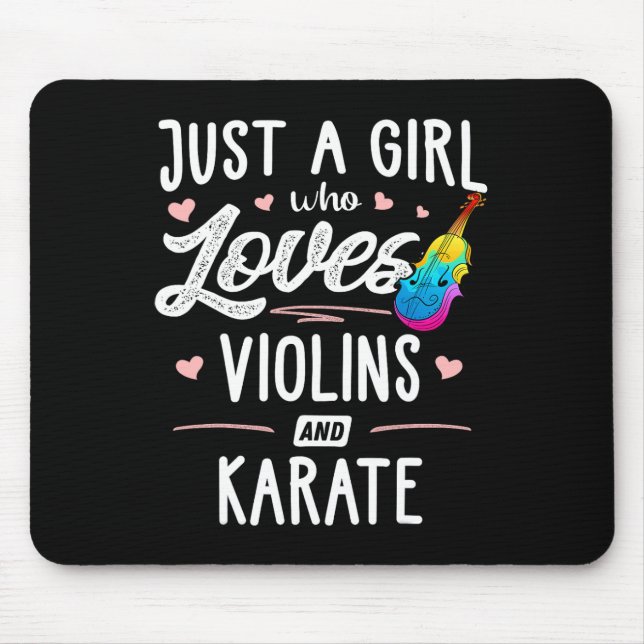 Bara en flicka som Kärlek våldtar sig och Karate G Musmatta (Framsidan)