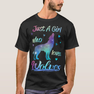 Bara en flicka som Kärlek Vargar Animal T-Shirt