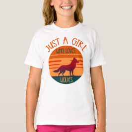 Bara en flicka som Kärlek Vargar T Shirt