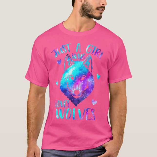 Bara en flicka som Kärlek Vargar.................. T Shirt (Framsida)