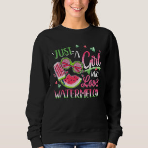 Bara en flicka som Kärlek Watermelon T Shirt