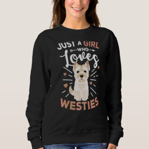 Bara en flicka som Kärlek Westies Väster Highland T Shirt