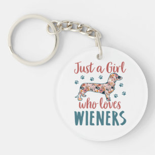 Bara en flicka som Kärlek Wiener Dachshund Älskare