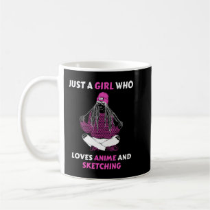 Bara en flicka som Kärlekar djur och skal Kaffemugg