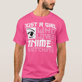 Bara en flicka som Kärlekar djur och skal T Shirt