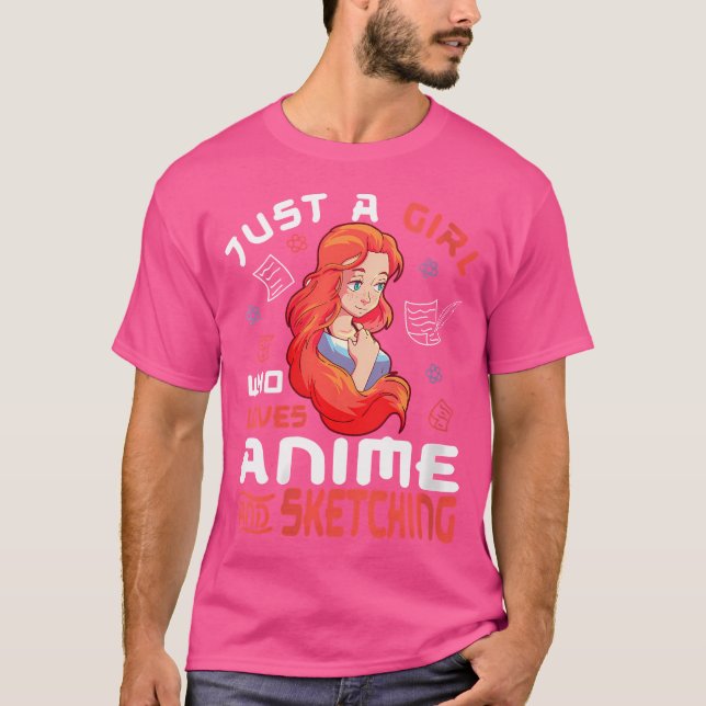 Bara en flicka som Kärlekar djur och skal T Shirt (Framsida)
