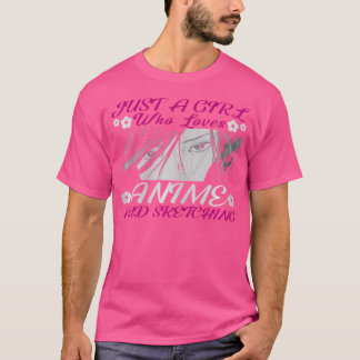 Bara en flicka som Kärlekar djur och skal T Shirt