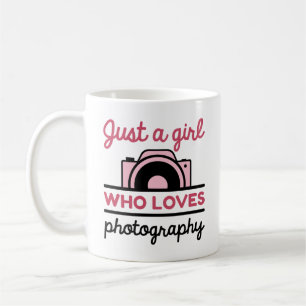 Bara en flicka som Kärlekar fotografi Kaffemugg