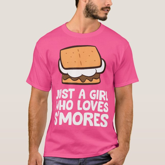 Bara en flicka som Kärlek'Mores kämpar för rökare T Shirt (Framsida)