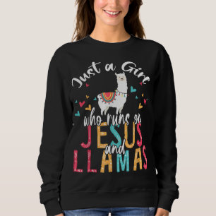 Bara en flicka som Springor på Jesus och Llamas Ch T Shirt