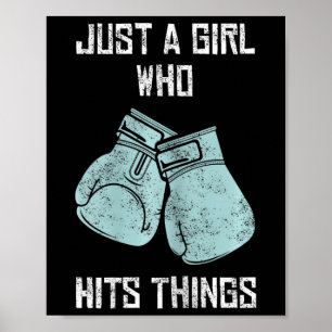 Bara en flicka som träffar Sak Boxing Women som Sl Poster