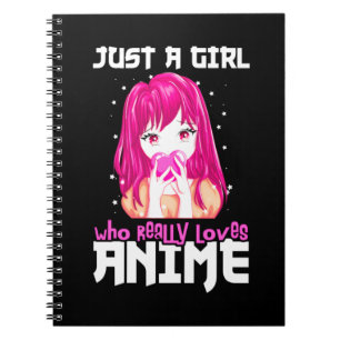 Bara en flicka som Verkligen Kärlek Anime Anteckningsbok