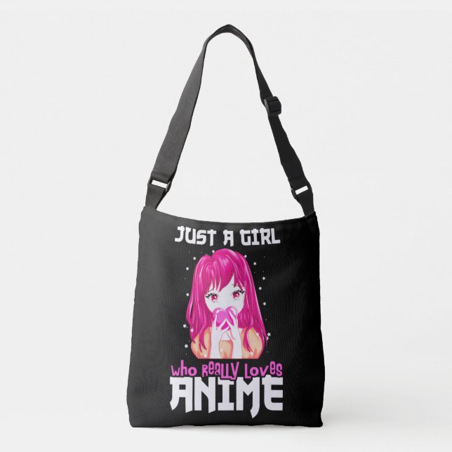 Bara en flicka som Verkligen Kärlek Anime Axelväska (Framsida)