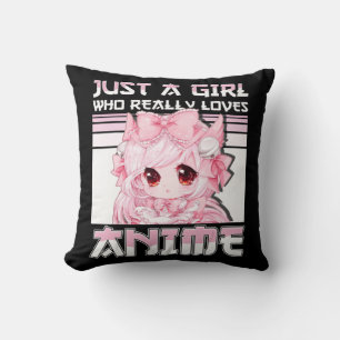 Bara en flicka som Verkligen Kärlek Anime Girls To Kudde